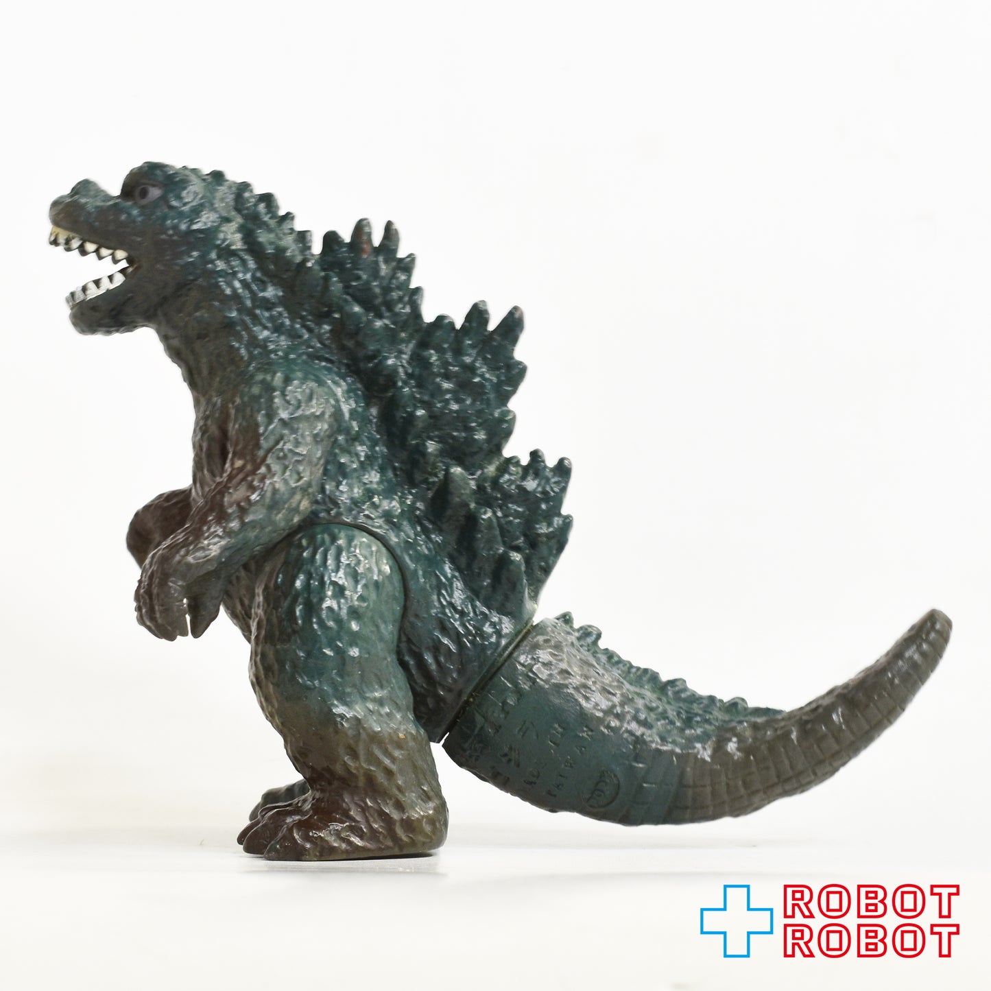 ポピー/マテル ゴジラギャング キングザウルス ゴジラ ソフビ 茶成型/グリーン 台湾製