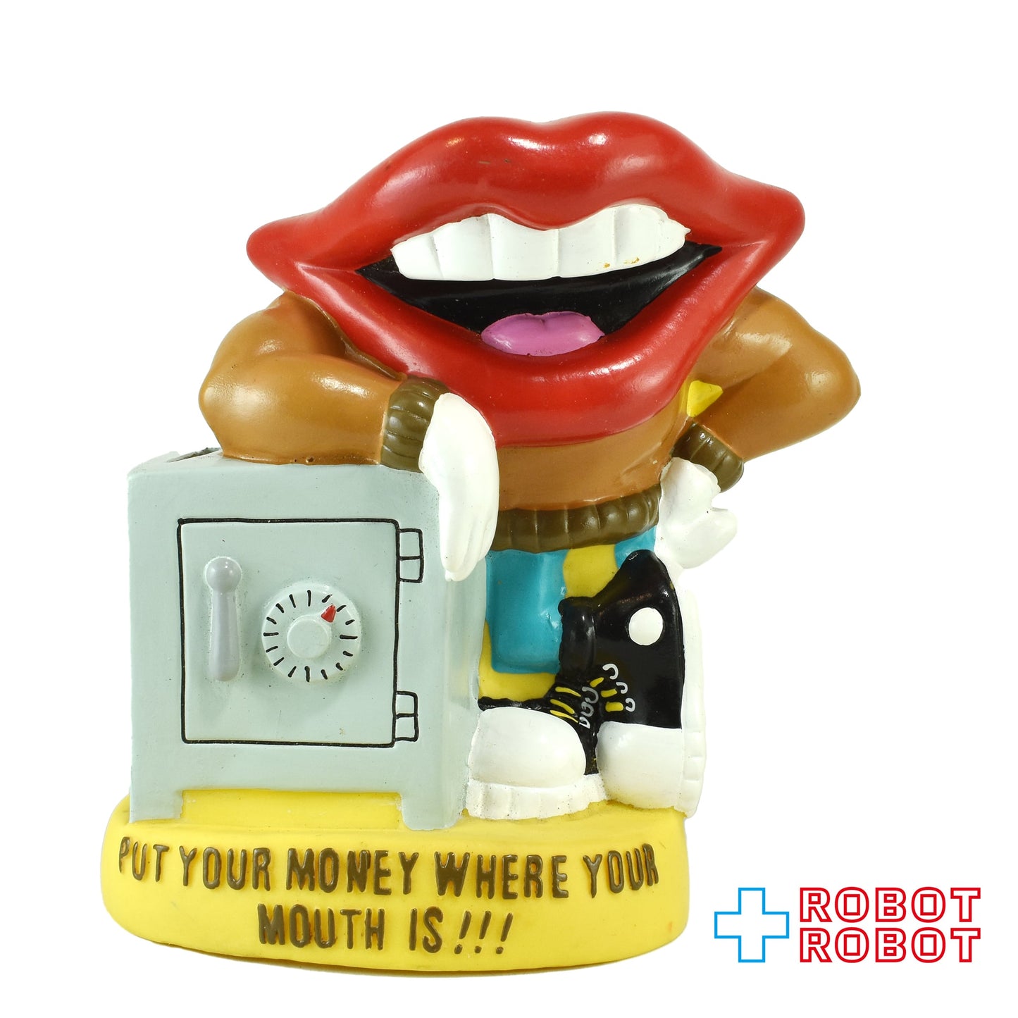 アプローズ社 ゼネラルフード タンリップス / ランス ソフビ貯金箱 バンク 1988