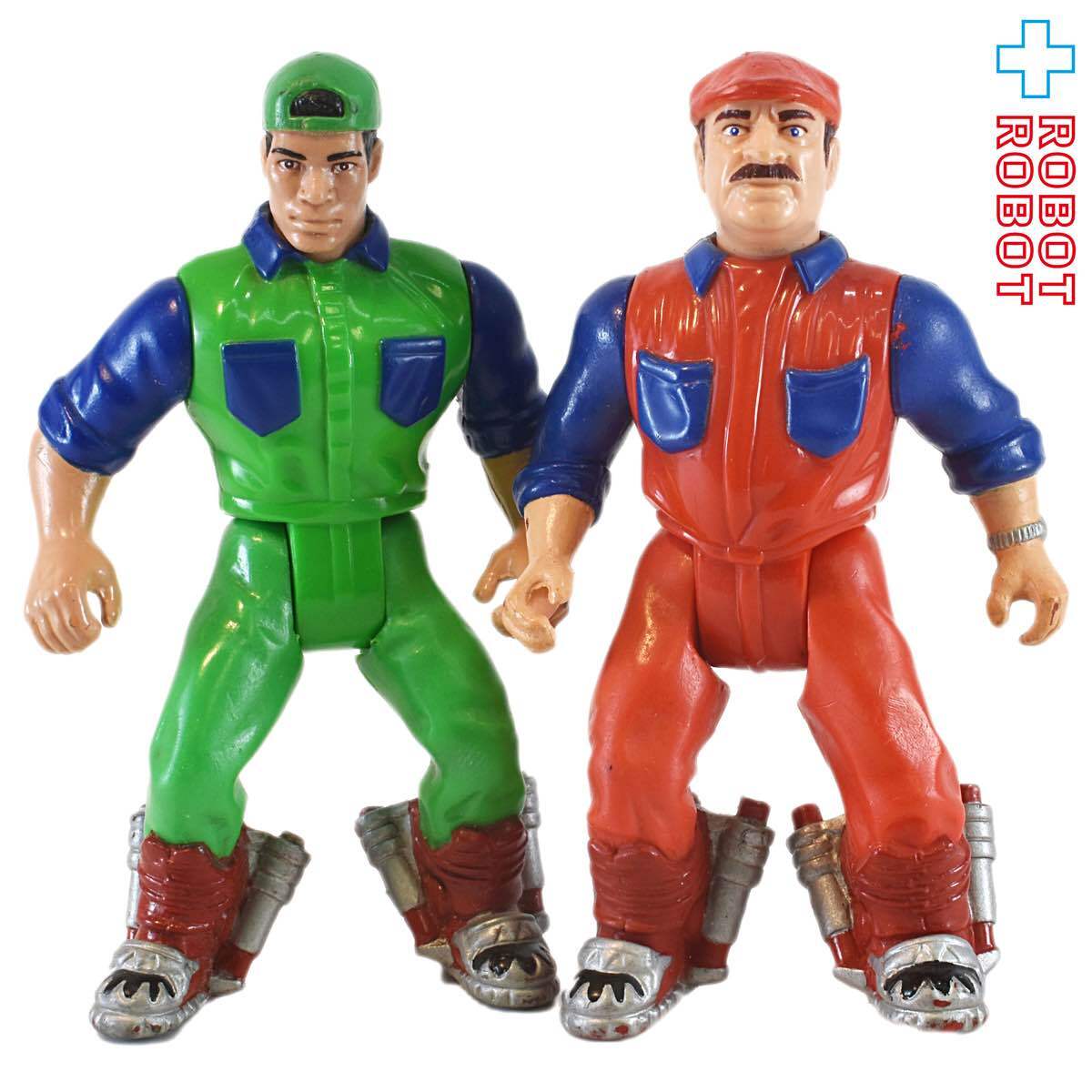 映画版 スーパーマリオ 魔界帝国の女神 マリオとルイージ アクションフィギュア ２体 1993 ERTL社