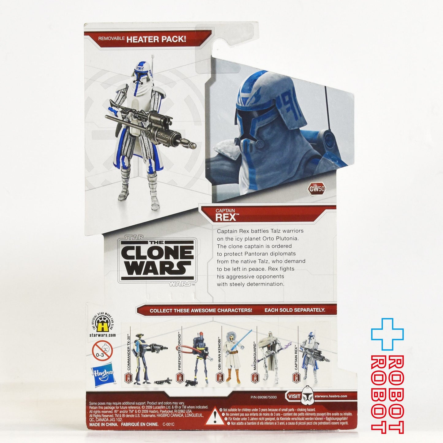 スター・ウォーズ CW2009 CW50 キャプテン・レックス クローン・ウォーズ 3.75インチ アクションフィギュア 未開封