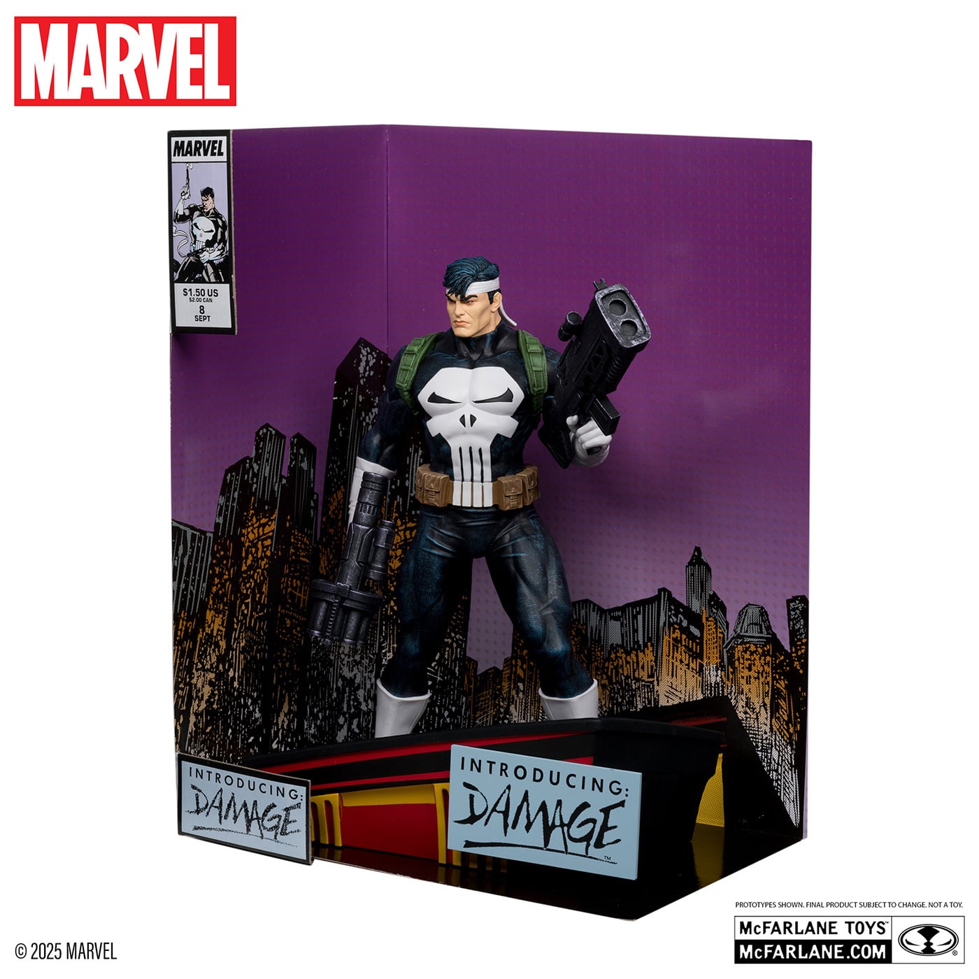 マクファーレン マーベル シーン・フィギュア #012 パニッシャー 1/6 スタチューフィギュア 未開封