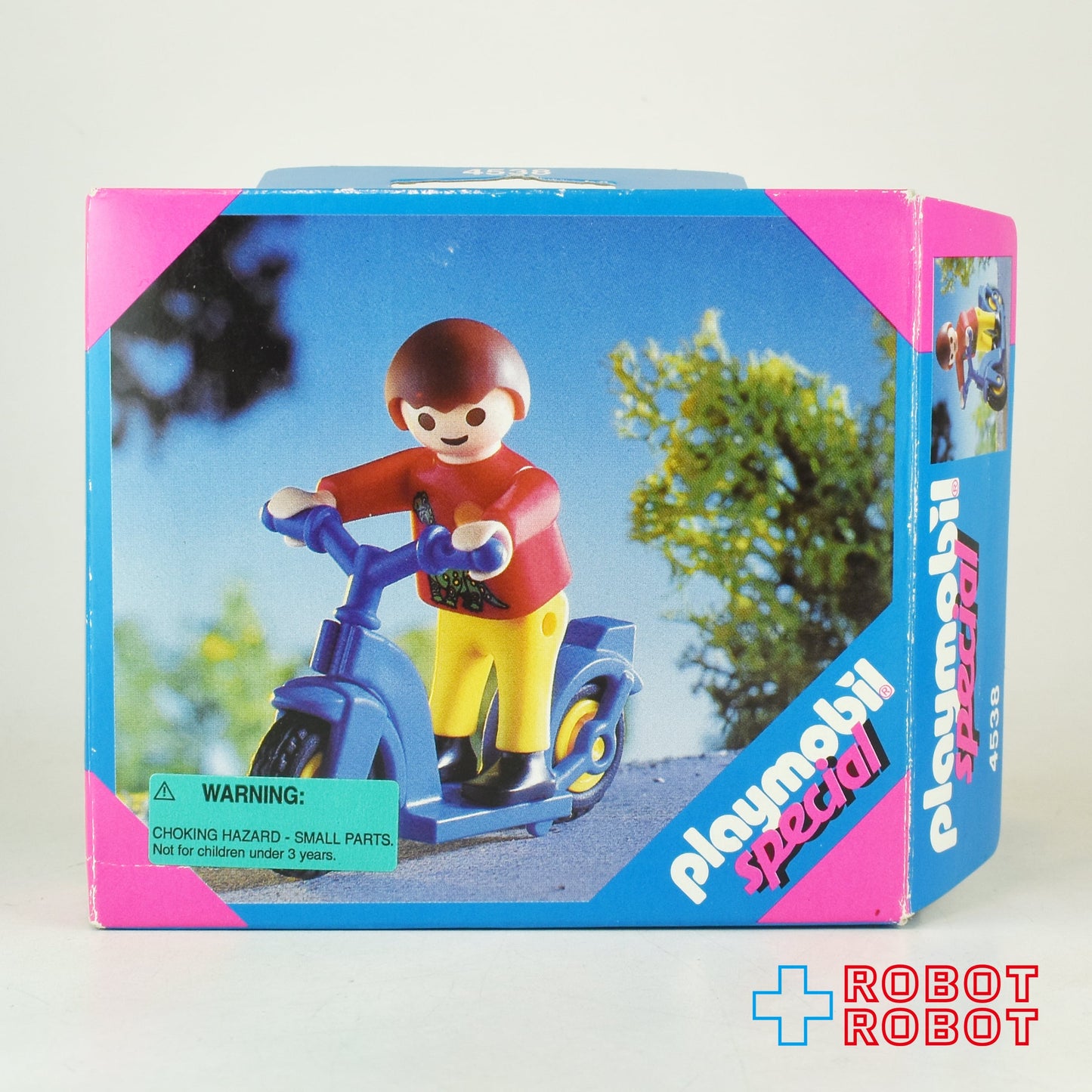 プレイモービル 4538 スペシャル スクーター＆ボーイ 箱付き開封