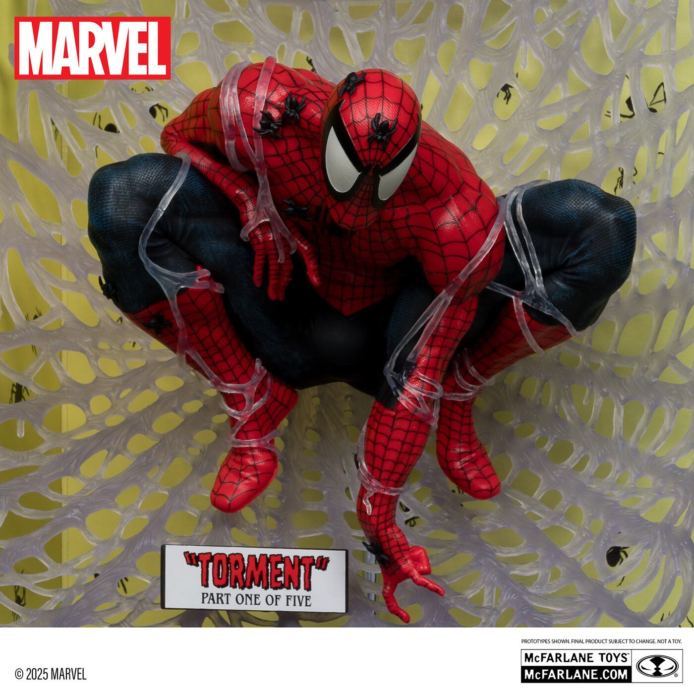 マクファーレントイズ　スパイダーマン　シーンフィギュア マーベル・コミック』の名カバーを臨場感たっぷりに立体化