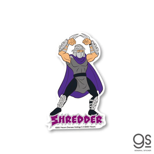 タートルズ ミニダイカットステッカー SHREDDER 未開封