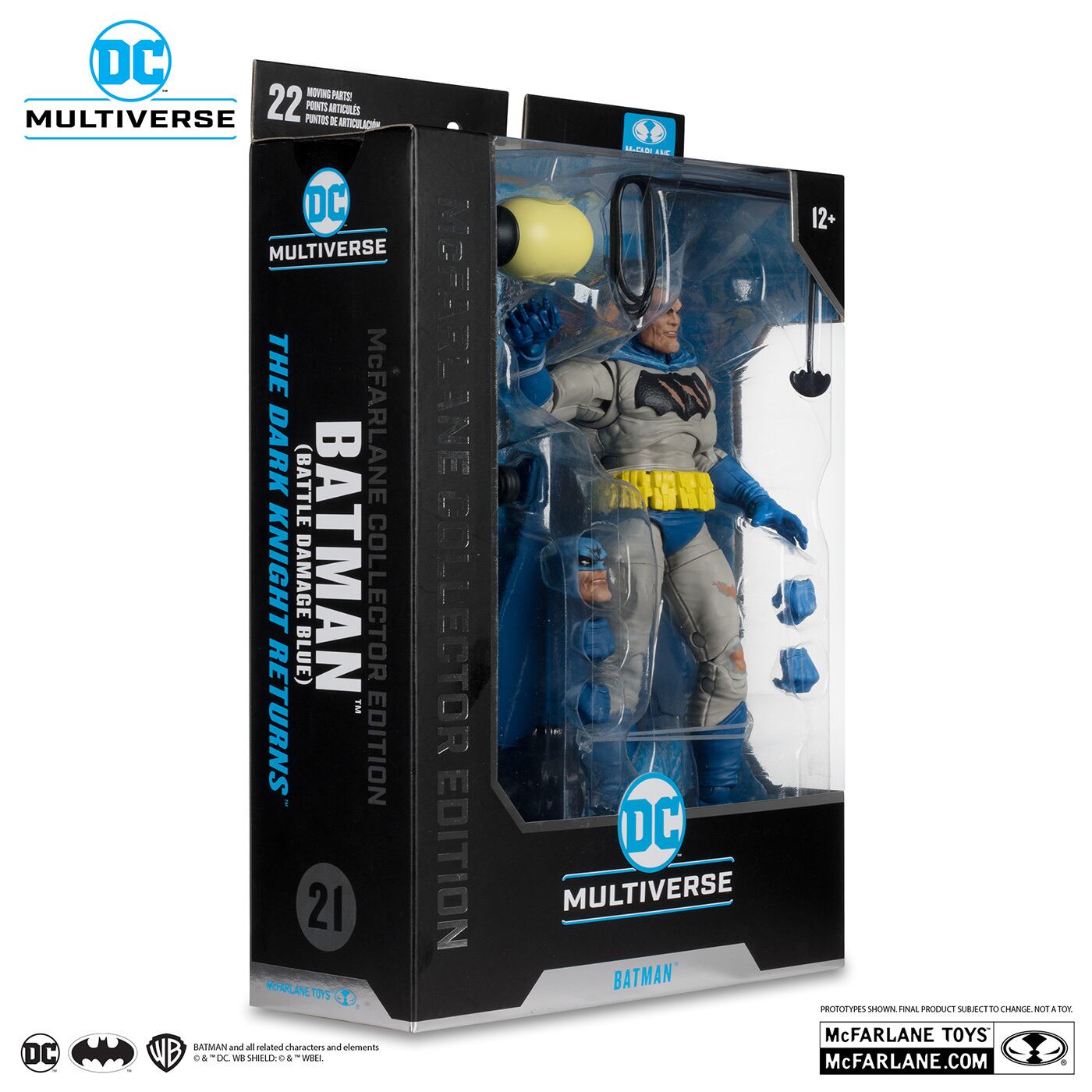 マクファーレン・トイズ DCマルチバース ダークナイト・リターンズ バットマン (バトルダメージ / ブルースーツ) 7インチ アクションフィギュア 国内版 未開封