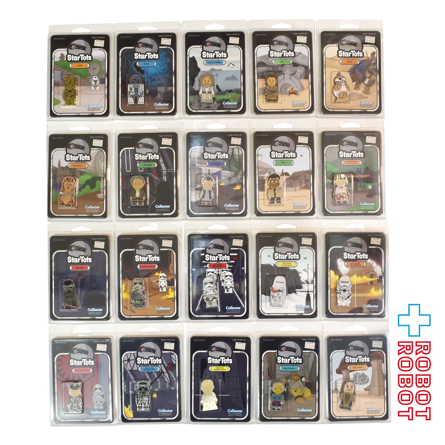 スター・ウォーズ スタートッツ 台紙入コイン 20種セット ディスプレイ箱付 セレブレーション アナハイム2022限定