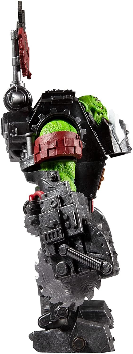 マクファーレン・トイズ ウォーハンマー 40,000 オルク メガノブ with バズソー 12インチ メガフィグ アクションフィギュア