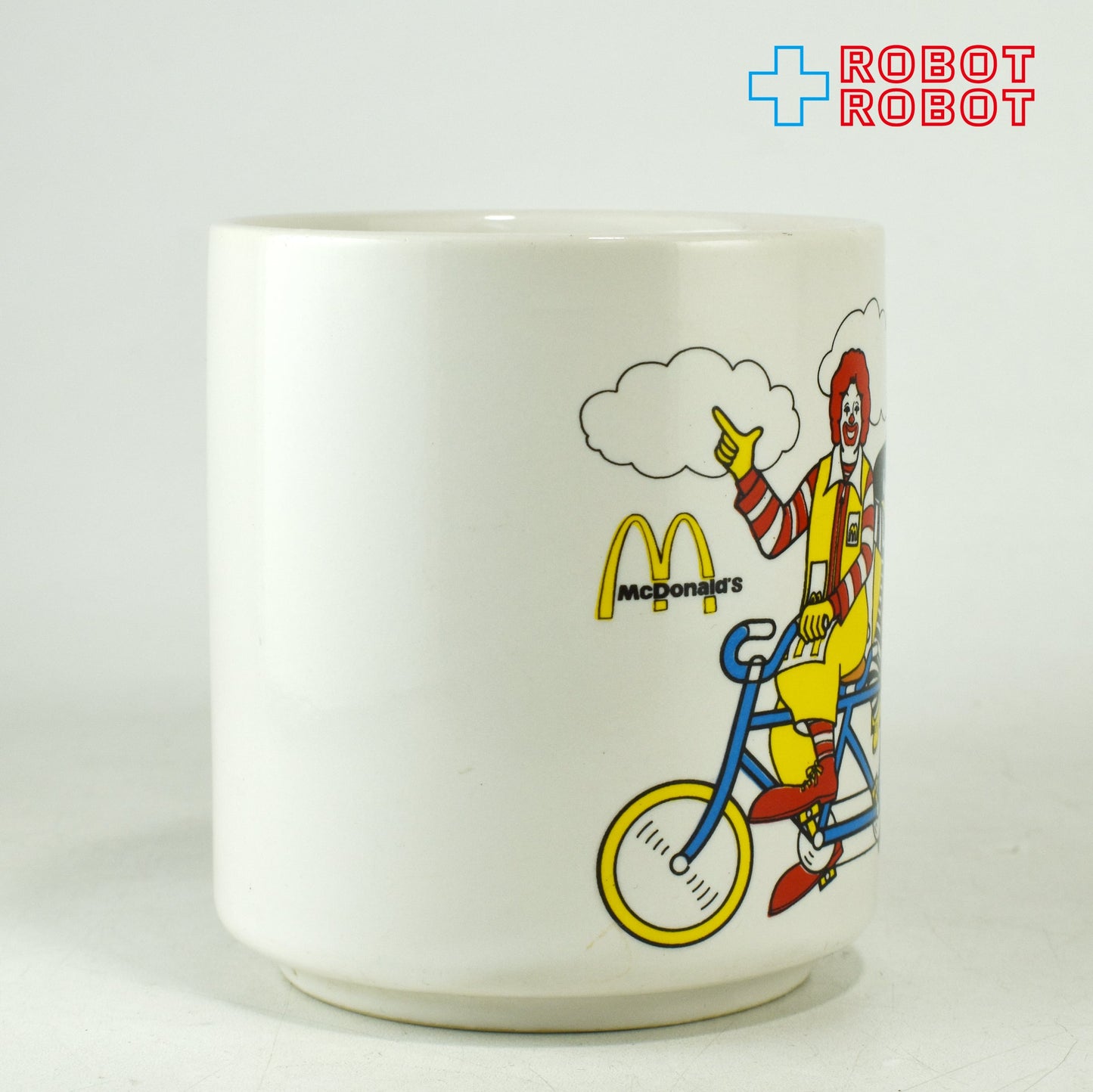 日本マクドナルド ロナルド ハンバーグラー ビッグマックポリス 自転車 マグカップ 1980