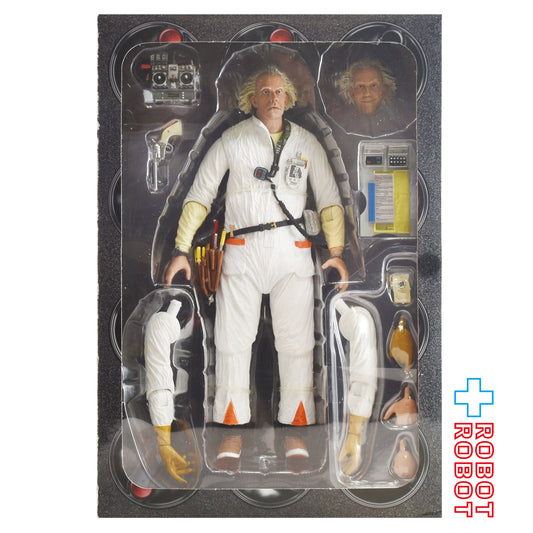 NECA バック・トゥ・ザ・フューチャー ドク エメット・ブラウン 1985 アルティメット 7インチ アクションフィギュア 未開封