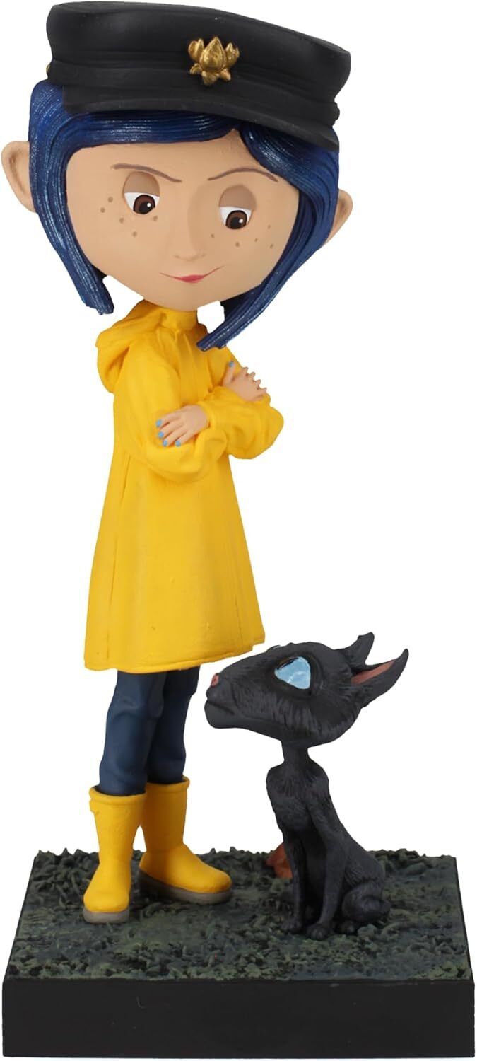 コララインとボタンの魔女 コラライン & キャット ボブルヘッド フィギュア 未開封