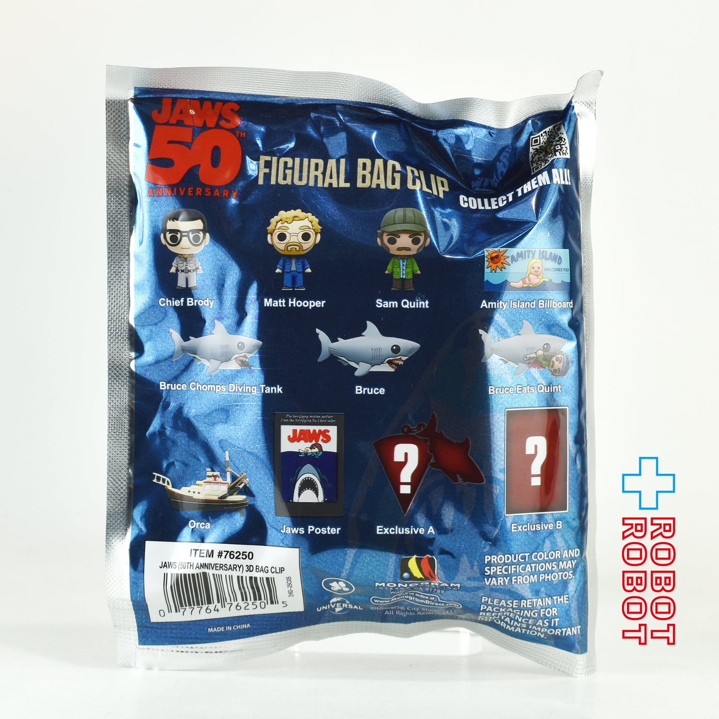モノグラム フィギュラル バッグ クリップ ジョーズ 50周年記念 1パック 未開封