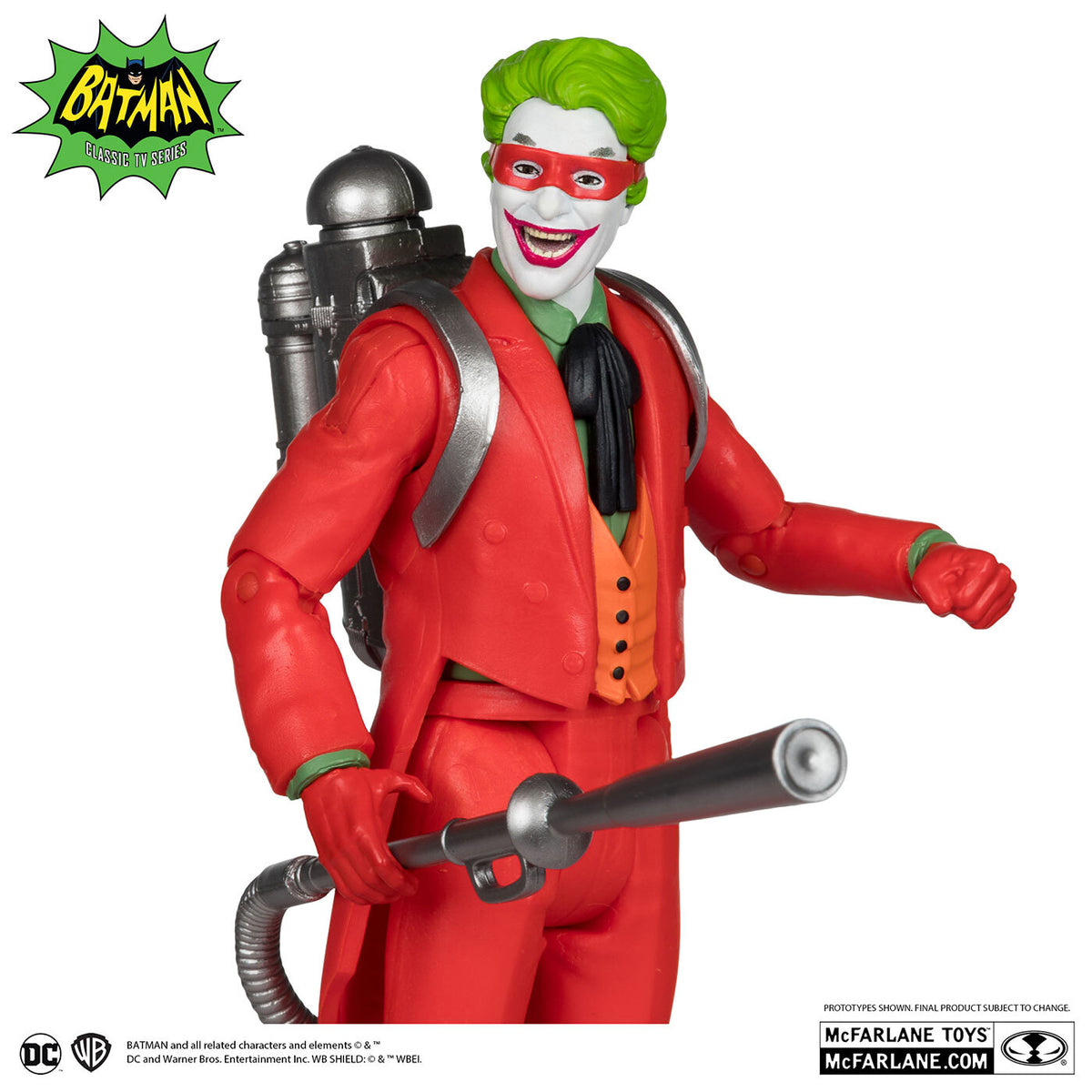 DCレトロ TVドラマ バットマン1966年 TVシリーズ #40 ジョーカー (マスク) 6インチ アクションフィギュア 国内版 未開封