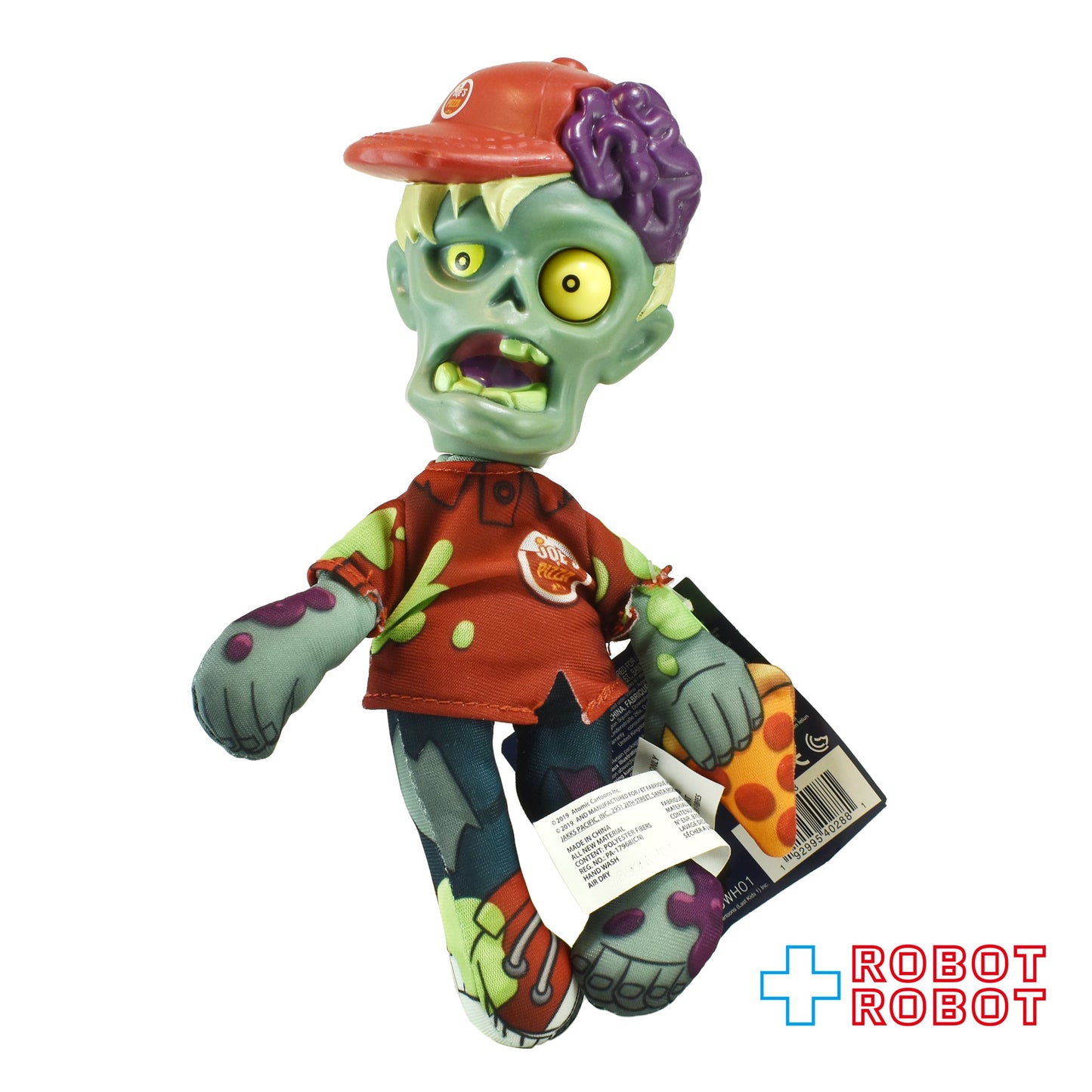 ラスト・キッズ・オン・アース ピザ配達人のゾンビ 9インチ(22センチ) プラッシュ ぬいぐるみドール 紙タグ付き