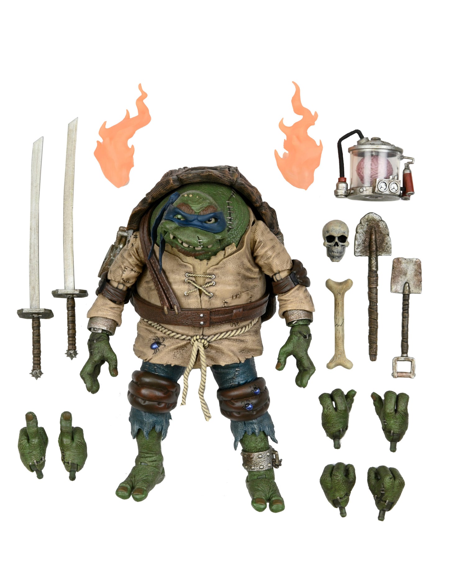 ネカ TMNT タートルズ ユニバーサル・モンスター レオナルド as ハンチバック アルティメット 7インチ アクションフィギュア 未開封