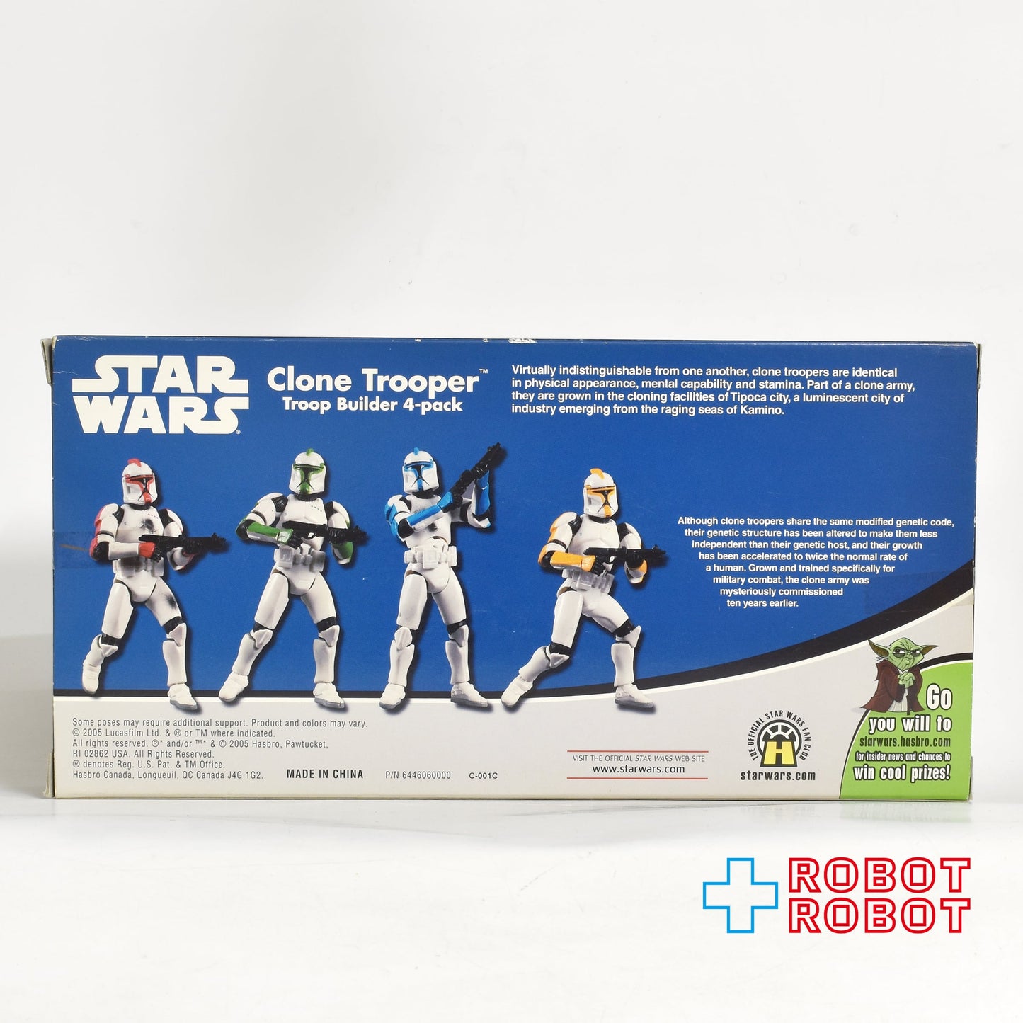 ハズブロ スター・ウォーズ クローン・トルーパー４パック パート３(ホワイト版/クリーン) 箱入未開封