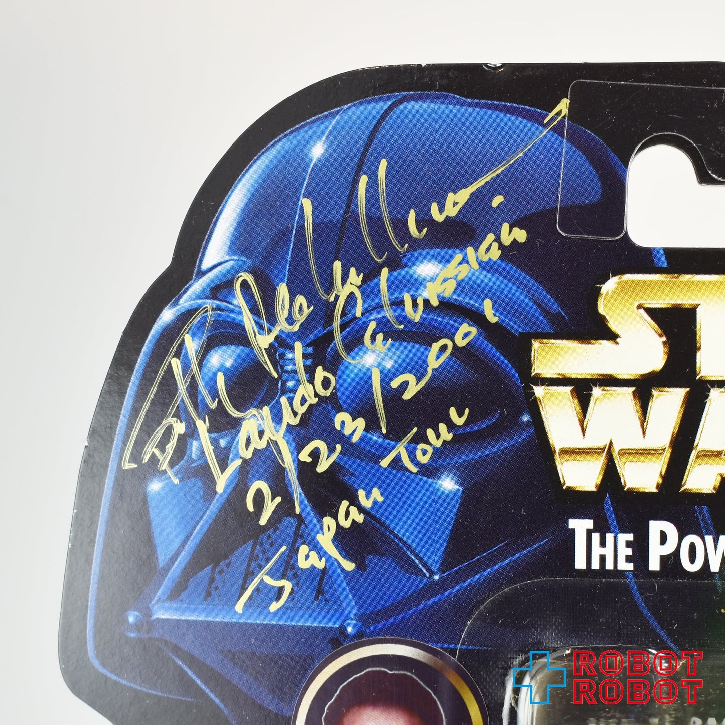 スター・ウォーズ  POTF2 FF フリーズフレーム ランド・カルリジアン 将軍 / ビリー・ディー・ウィリアムズ氏 サイン入り 保証書付 3.75インチ アクションフィギュア 未開封