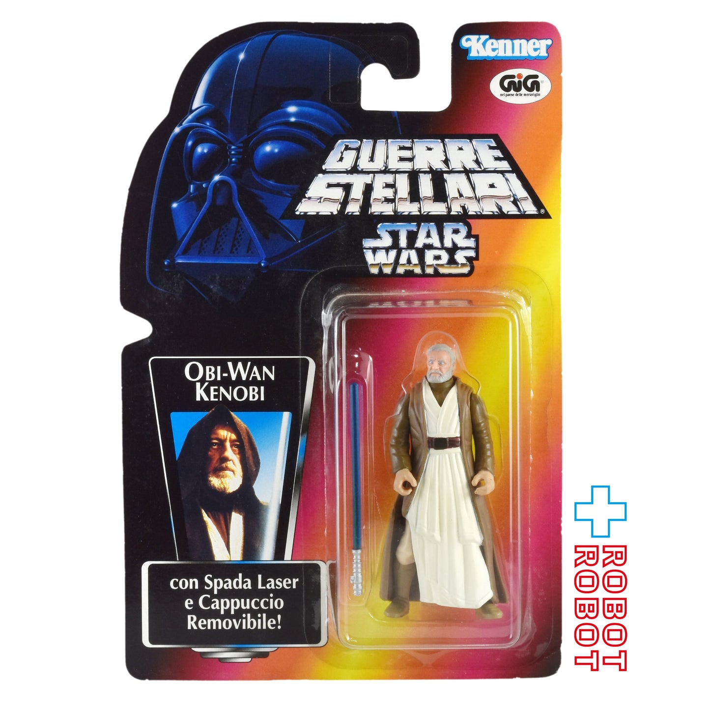 スター・ウォーズ POTF2 レッドカード オビ＝ワン・ケノービ ショートセーバー イタリアGIG版 アクションフィギュア 未開封