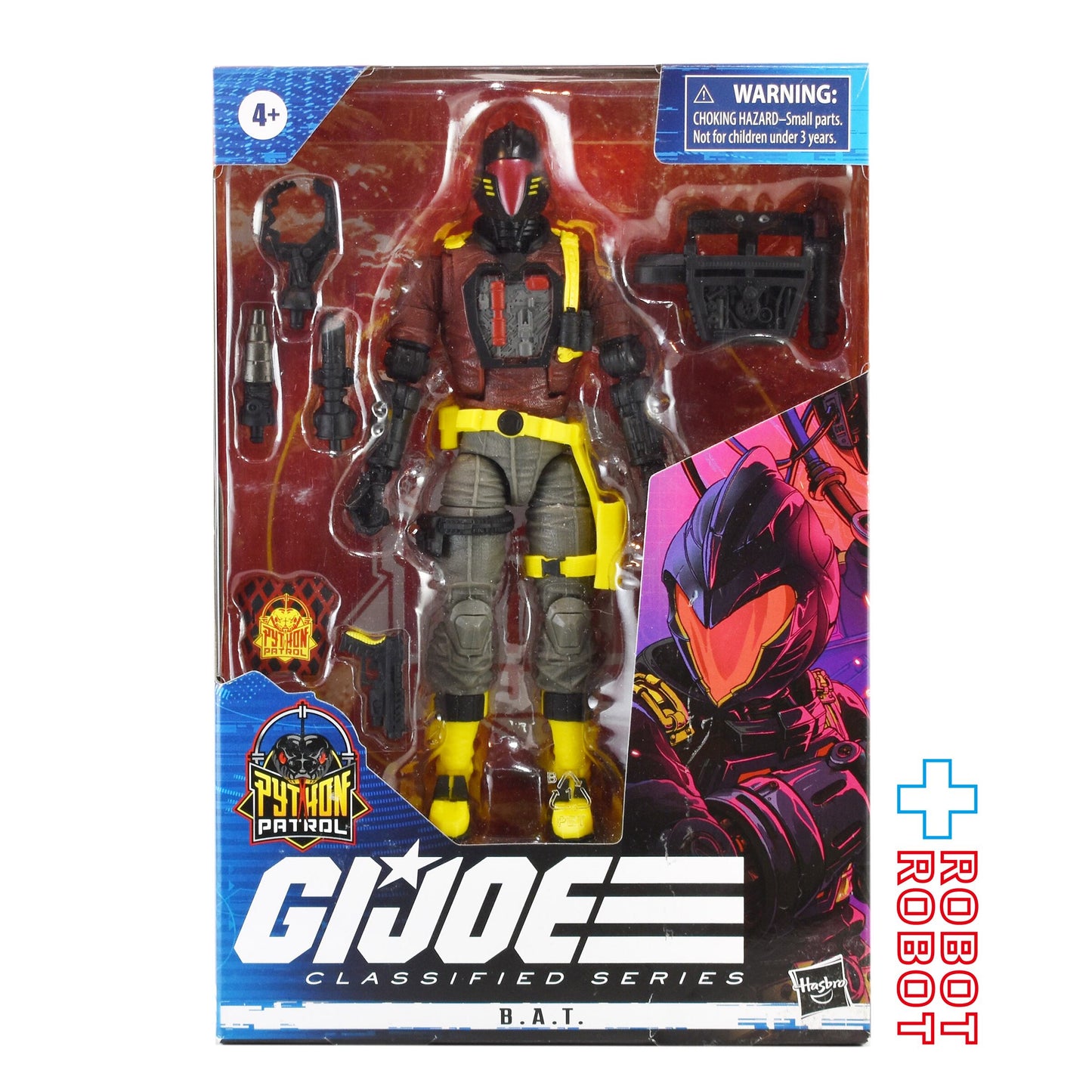 ハズブロ G.I.ジョー クラシファイドシリーズ パイソン パトロール B.A.T 6インチ アクションフィギュア 未開封