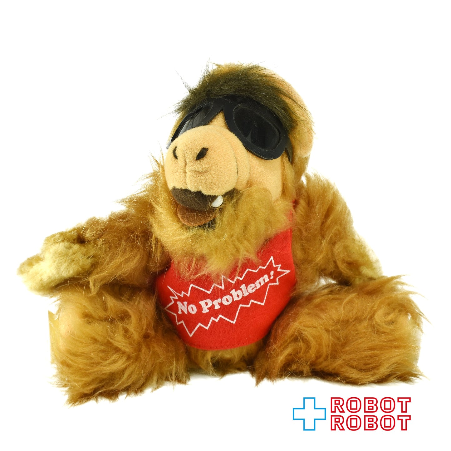 アルフ 吸盤付き ぬいぐるみ人形 ノープロブレム赤色シャツ 9インチ