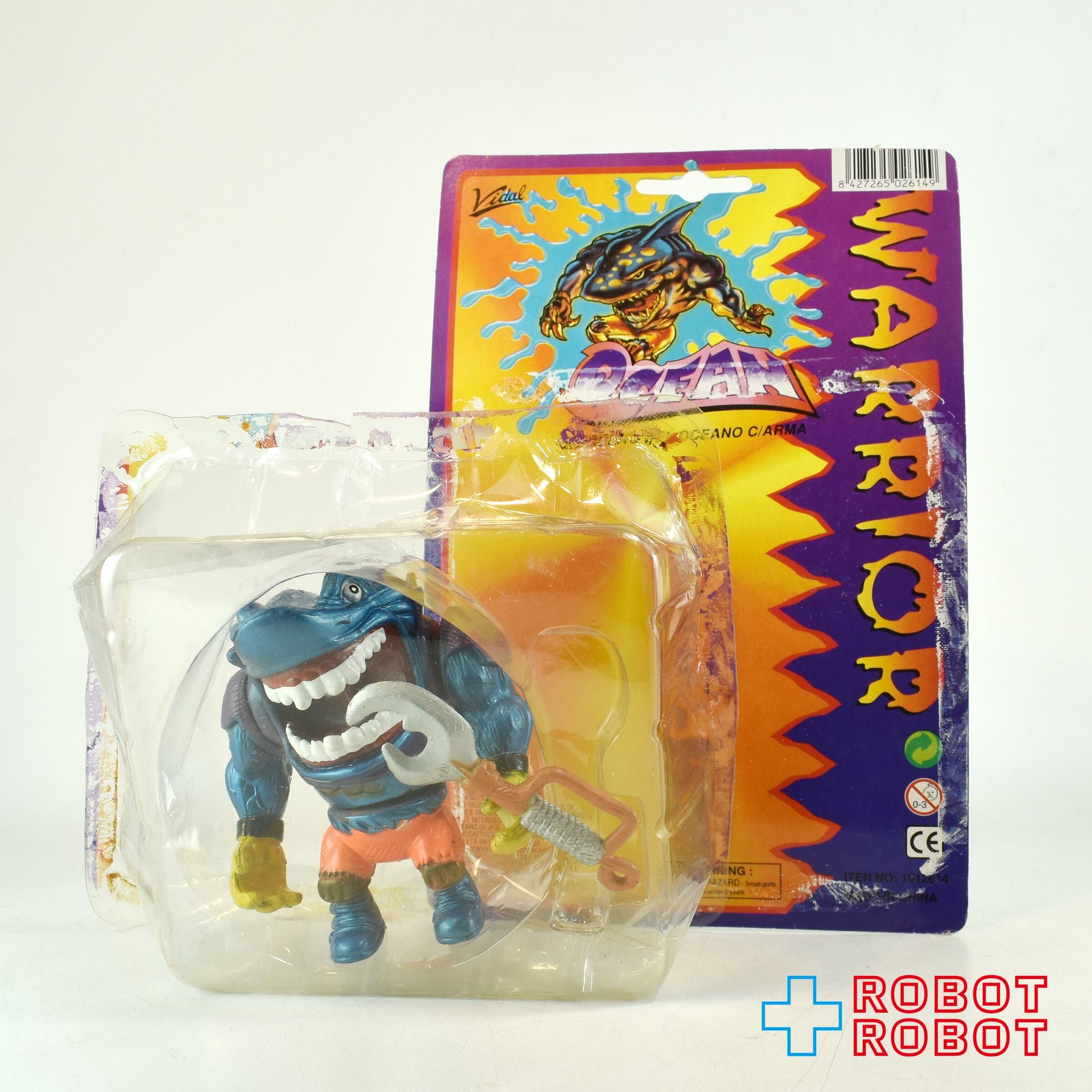 オーシャンウォリアー KOストリートシャークス リップスター アクションフィギュア パッケージ付き - ROBOTROBOT