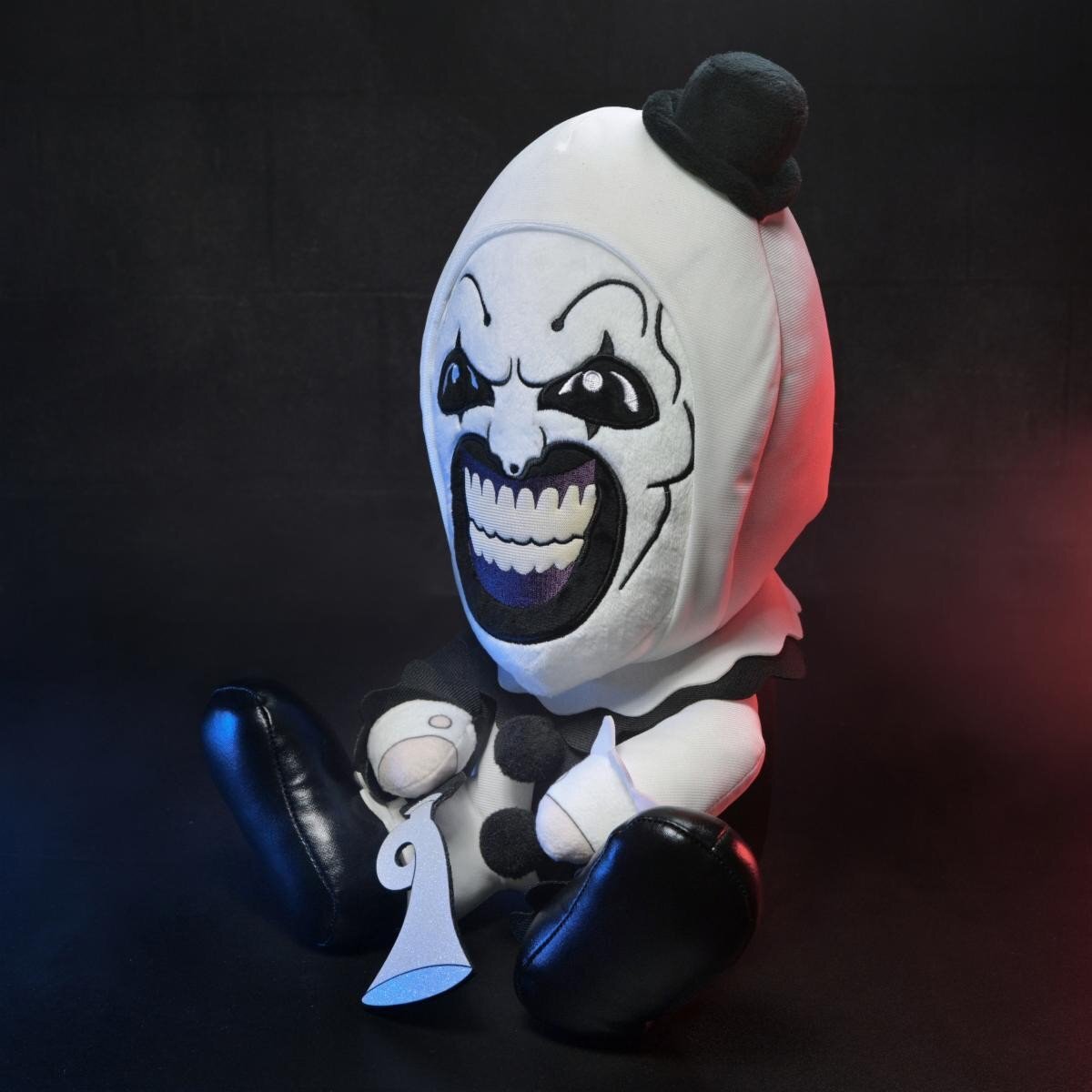 キッドロボット Terrifier テリファー アート・ザ・クラウン 13インチ プラッシュ ぬいぐるみ人形 紙タグ付き