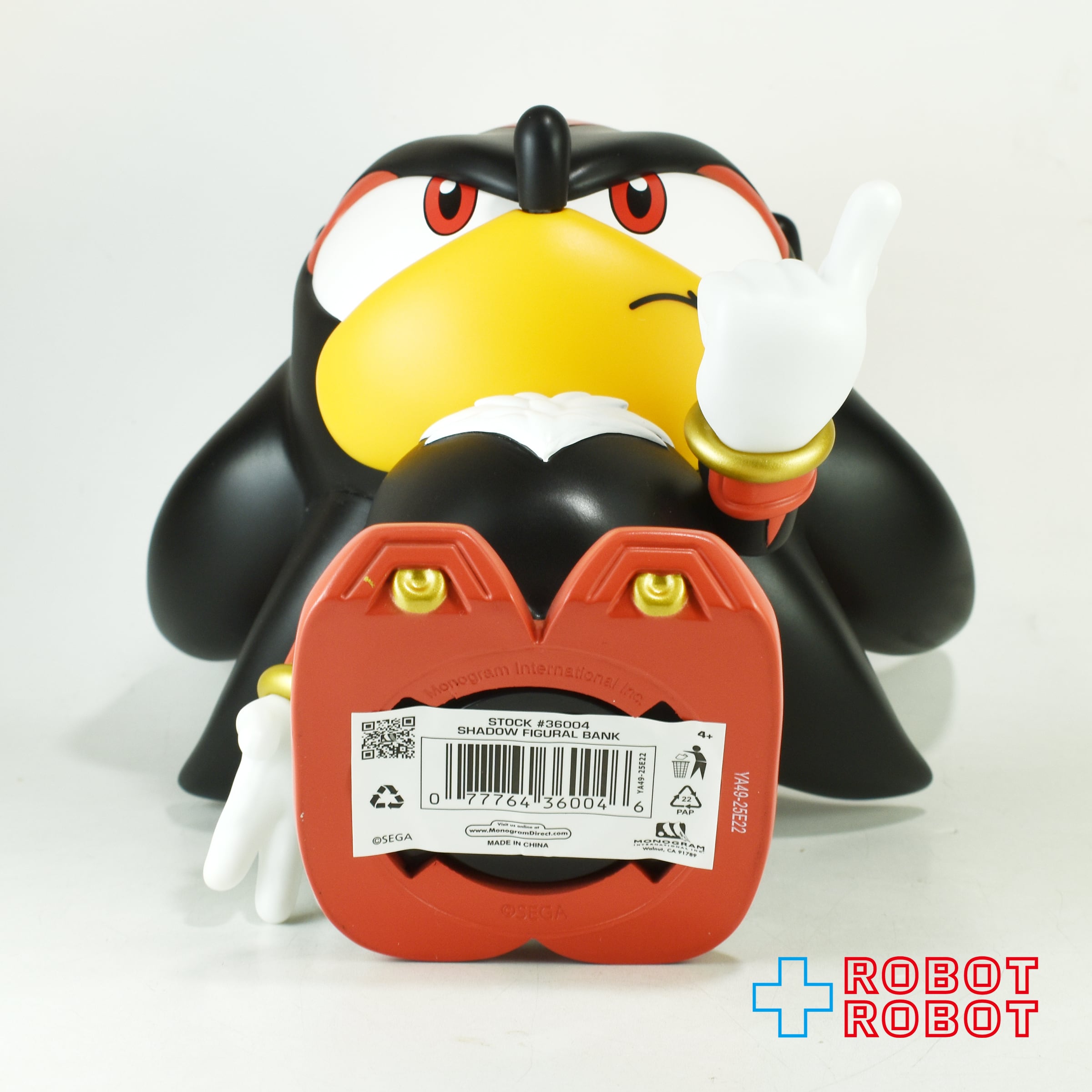ソニック　貯金箱　フォトアルバム モノグラム ソニック・ザ・ヘッジホッグ シャドウ PVC貯金箱 – ROBOTROBOT