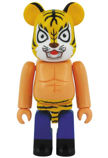 メディコム ベアブリック BE@RBRICK 100% [シリーズ 27] HERO タイガーマスク 内袋未開封 カード有り 箱無し ♦︎４号店商品