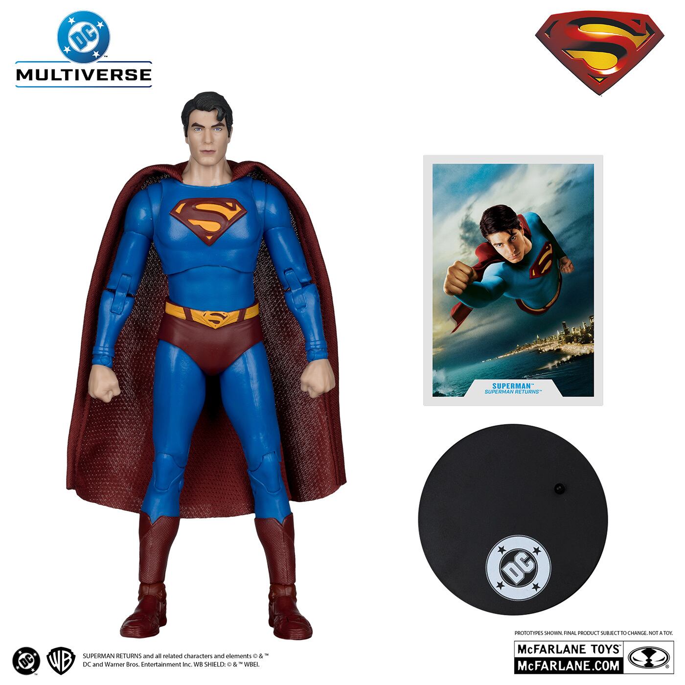 DC マルチバース 映画 スーパーマン リターンズ #336 スーパーマン 7インチ アクションフィギュア 国内版 未開封