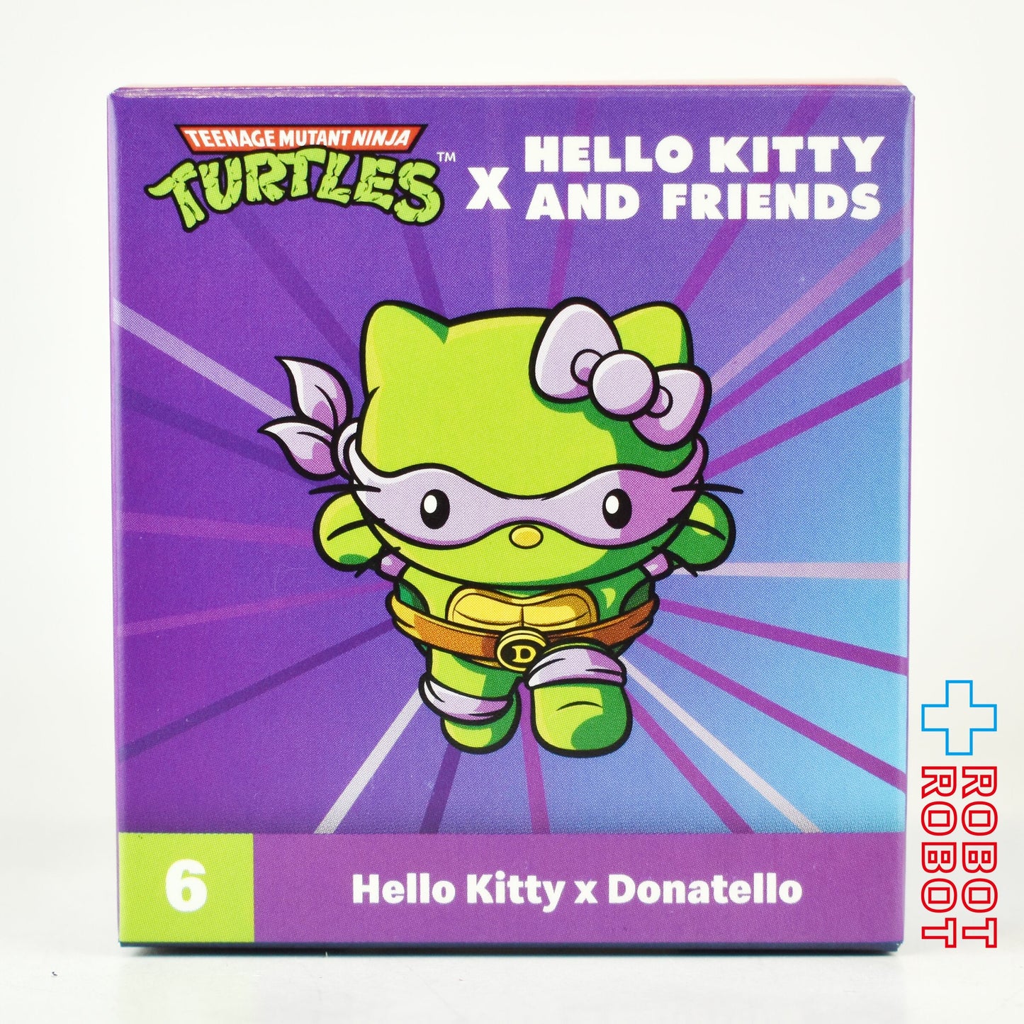 マクドナルド ハローキティ&amp;フレンズ × タートルズ ハローキティ × ドナテロ フィギュア ハッピーミールトイ 2025 アメリカ限定 日本未発売
