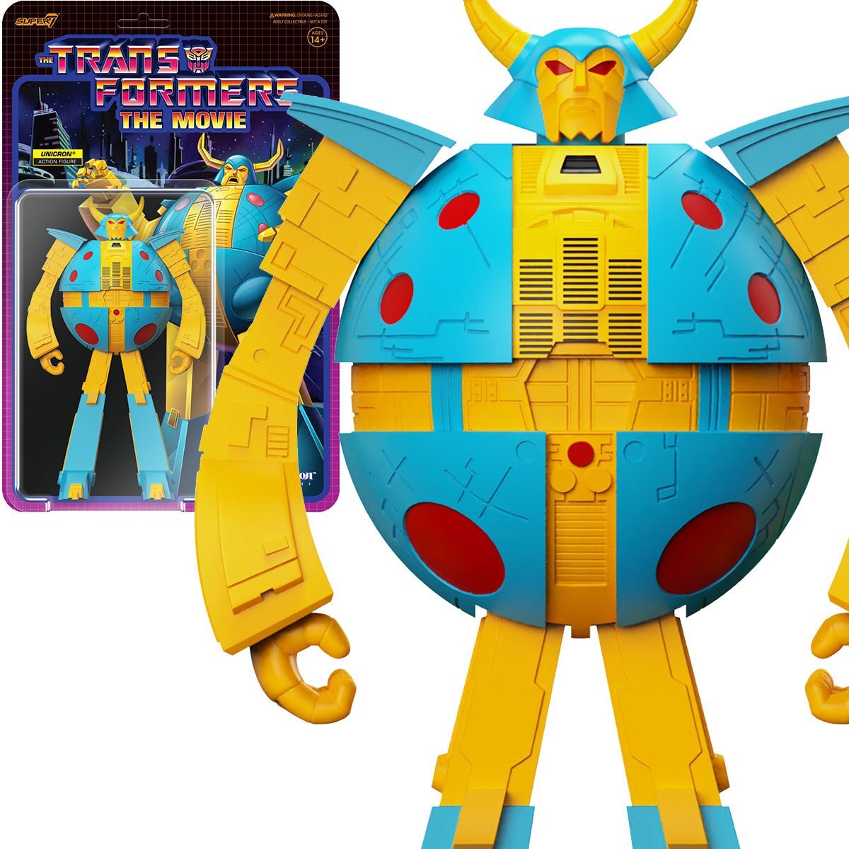 リ・アクション 超ロボット生命体トランスフォーマー ウェーブ6 ユニクロン 6インチ アクションフィギュア (スーパー7) 未開封