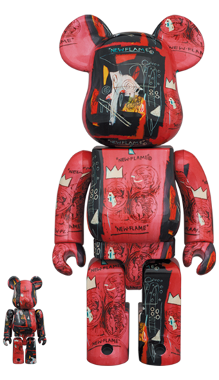 メディコム ベアブリック BE@RBRICK 100% & 400% アンディ・ウォーホル & バスキア 1 未開封 ４号店商品