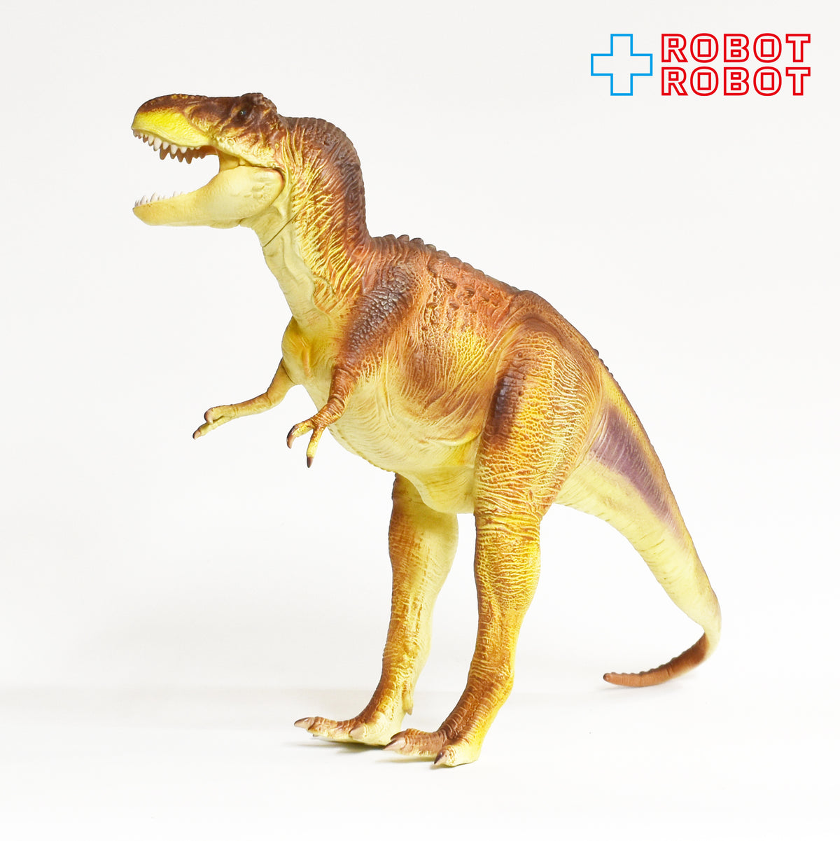 海洋堂 ダイノテイルズコレクション 1/20スケール ティラノサウルス (ブラウンカラー) ソフビフィギュア