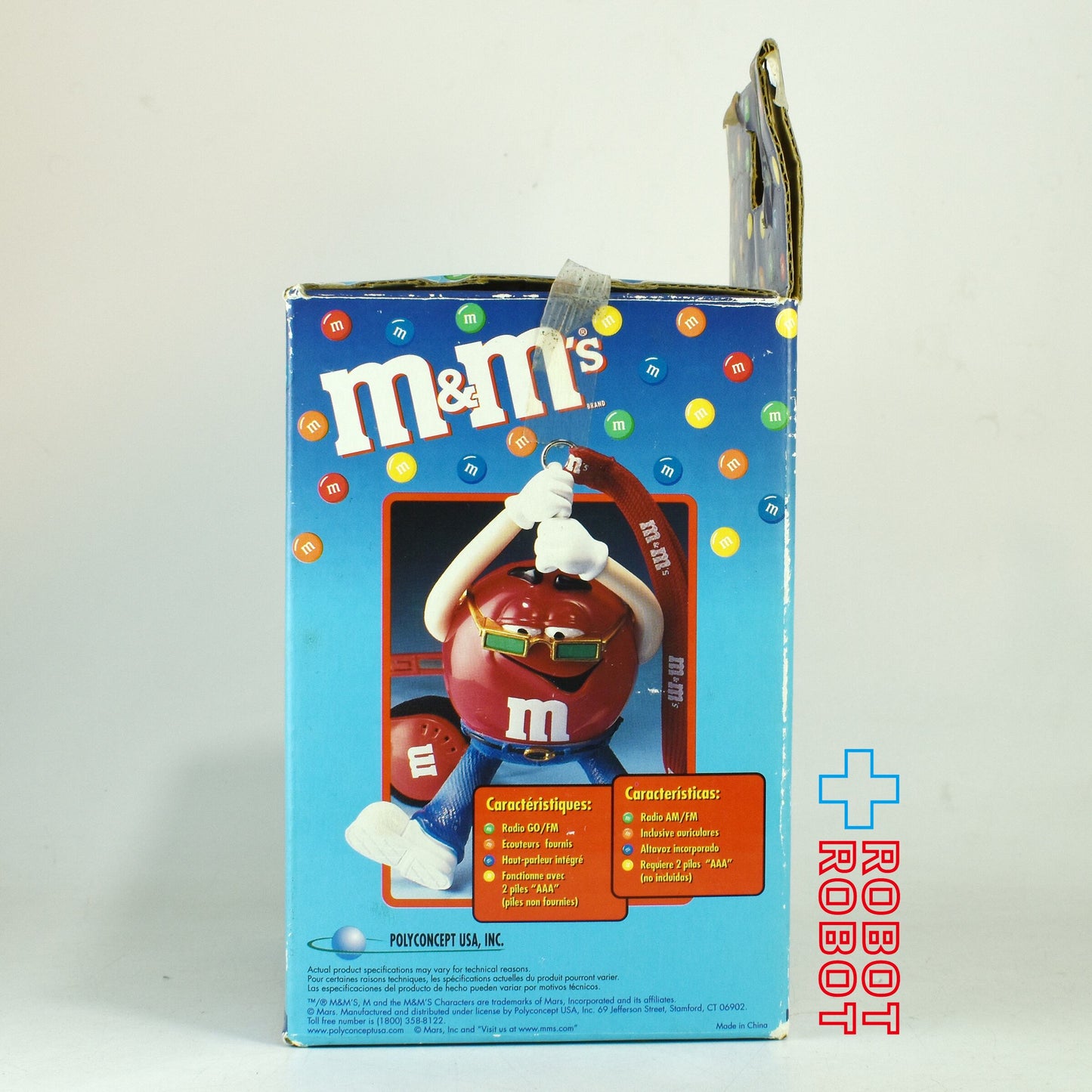 M&M's エムアンドエムズ レッド グルービー レッド ラジオ 箱入り ※不可動