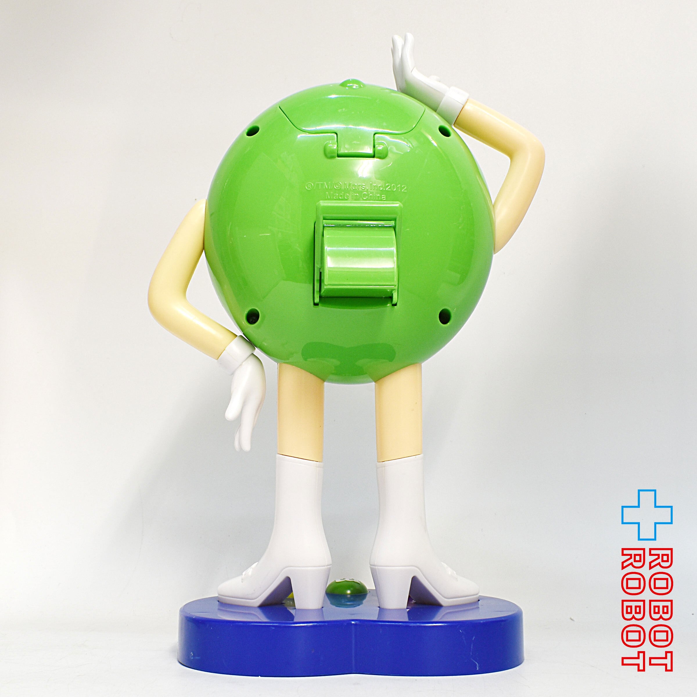 M&M's ディスペンサー グリーン 台座付き エムアンドエムズ 2014 箱入