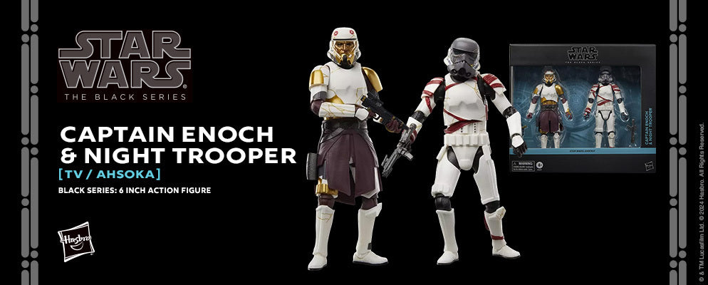 スター・ウォーズ  ブラック シリーズ  TVドラマ アソーカ イノック隊長＆ナイト・トルーパー 6インチ・アクションフィギュア