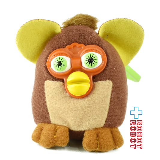 マクドナルド ファービー ブラウン #2 ぬいぐるみキーホルダー ハッピーミールトイ 2001