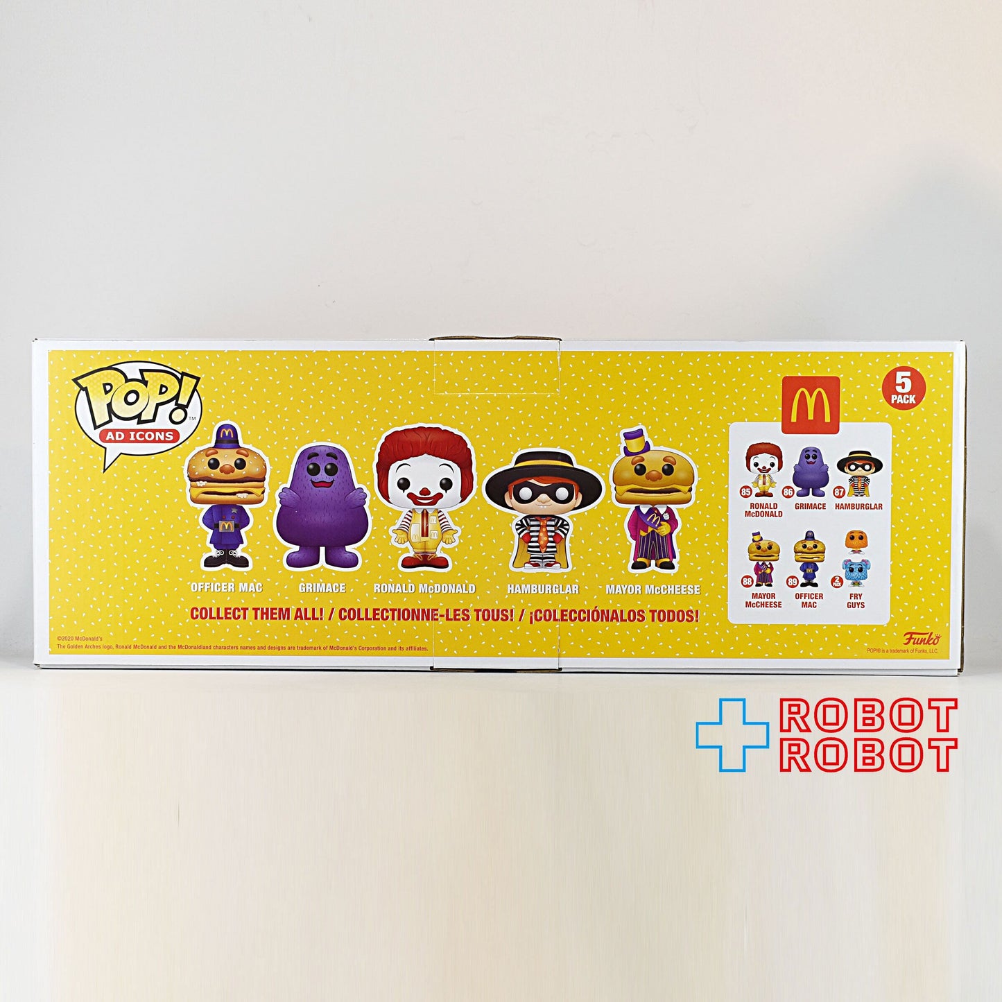 ファンコ POP! ADアイコンズ マクドナルド ５パック ビニールフィギュア