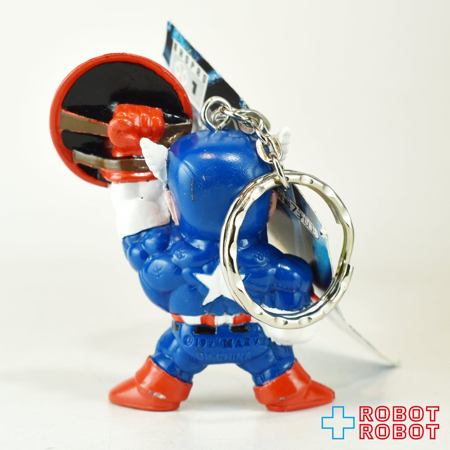 バンプレスト マーベルコミックス とるとるマスコット フィギュアキーホルダー キャプテン・アメリカ