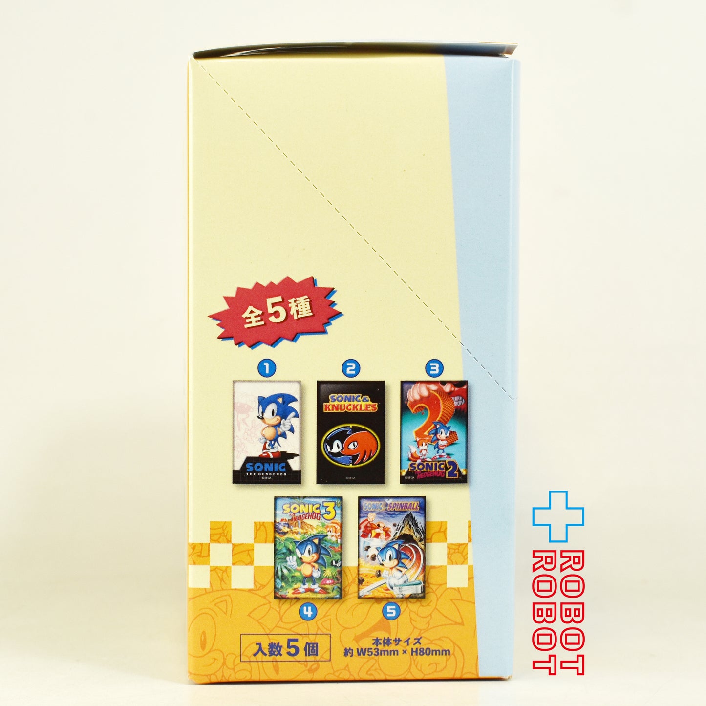 エンスカイ ソニック・ザ・ヘッジホッグ スクエア缶バッジコレクション 未開封