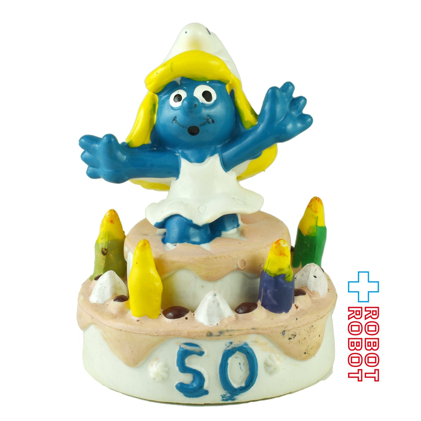 スマーフ 生誕50周年記念  サプライズ スマーフェット ケーキ  #20704 PVC フィギュア