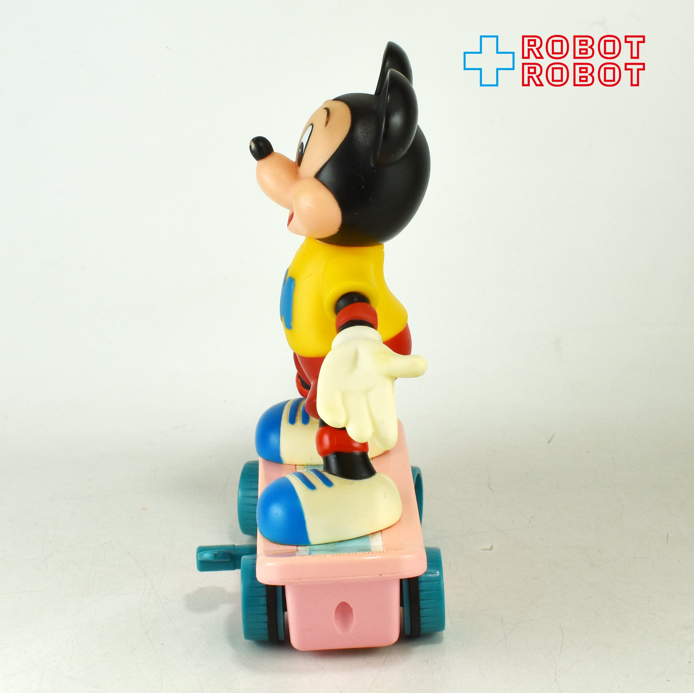 増田屋 ディズニー ミッキーマウス ピンク スケートボード ゼンマイ