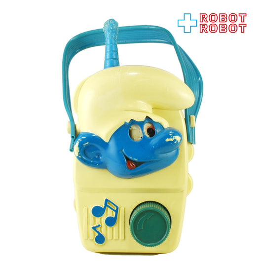 スマーフ ミュージカル トイ ラジオ ぜんまいトイ イルコ社 1983 ※難有り