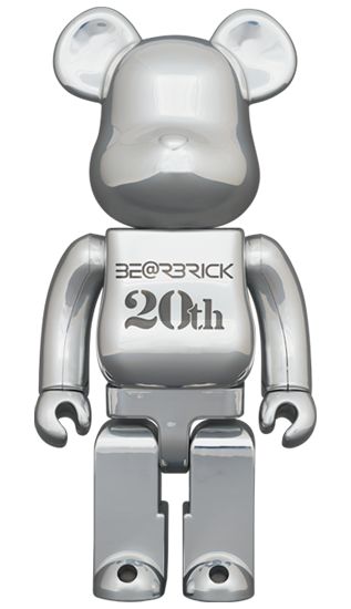 メディコム BE@RBRICK ベアブリック 400% 20周年 ディープクローム Ver 未開封 ４号店商品