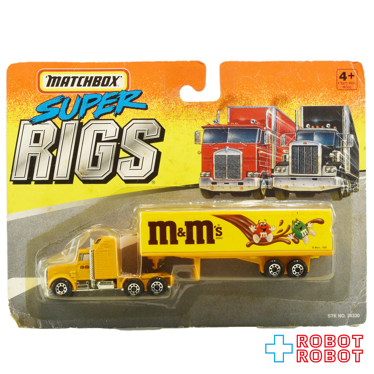マッチボックス スーパーリグス M&M's エムアンドエムズ ダイキャスト ミニカー 1996 未開封 企業物