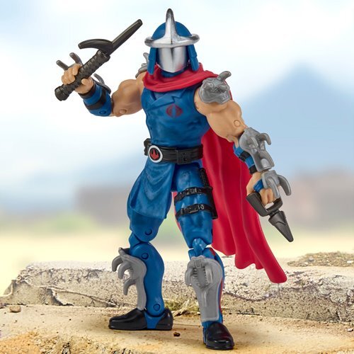 プレイメイツ ティーンエイジ・ミュータント・ニンジャ・タートルズ TMNT x G.I.ジョー シュレッダー as コブラコマンダー アクションフィギュア 未開封