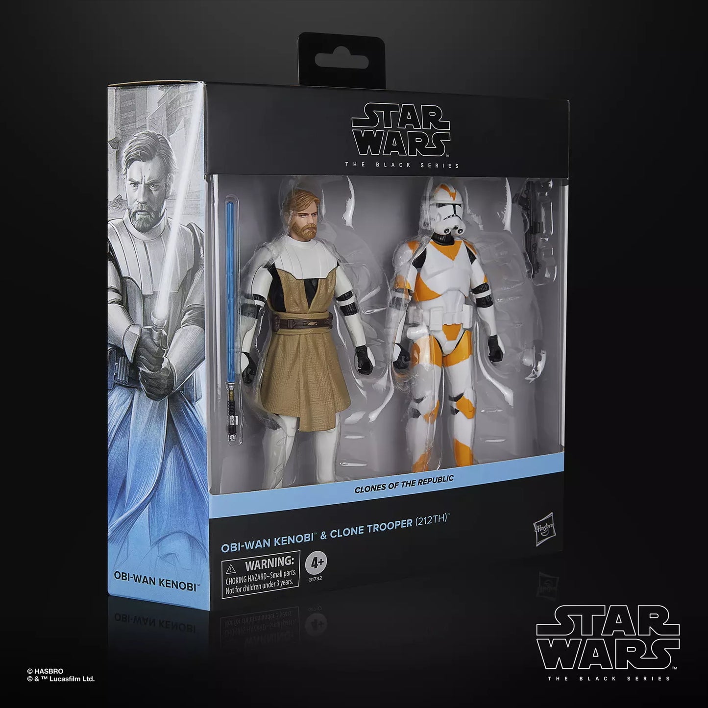 スター・ウォーズ ブラックシリーズ #CW03 オビ＝ワン・ケノービ & クローン・トルーパー (212大隊) 6インチフィギュア 国内版 未開封