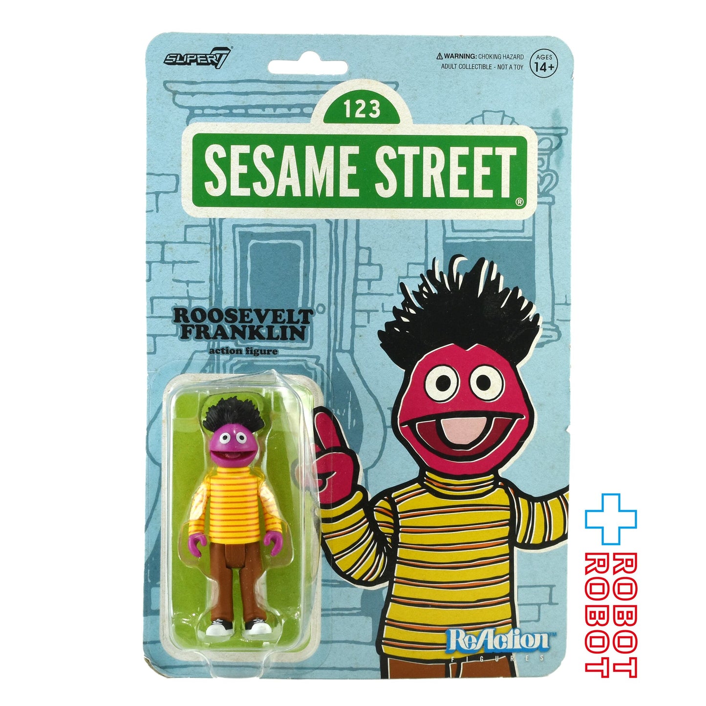 リ・アクション セサミストリート ルーズベルト・フランクリン 3.75インチ アクションフィギュア 未開封