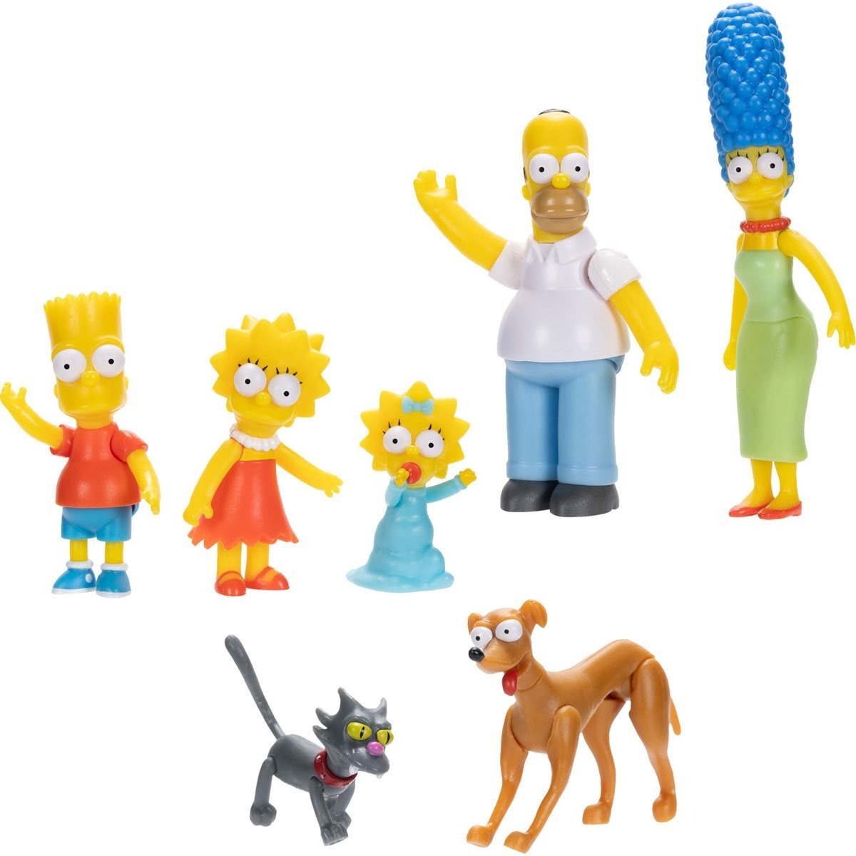 【新品】ザ・シンプソンズ フィギュアセット 7体 シンプソンズ 2024 2.5インチ アクションフィギュア マルチパック 7体
