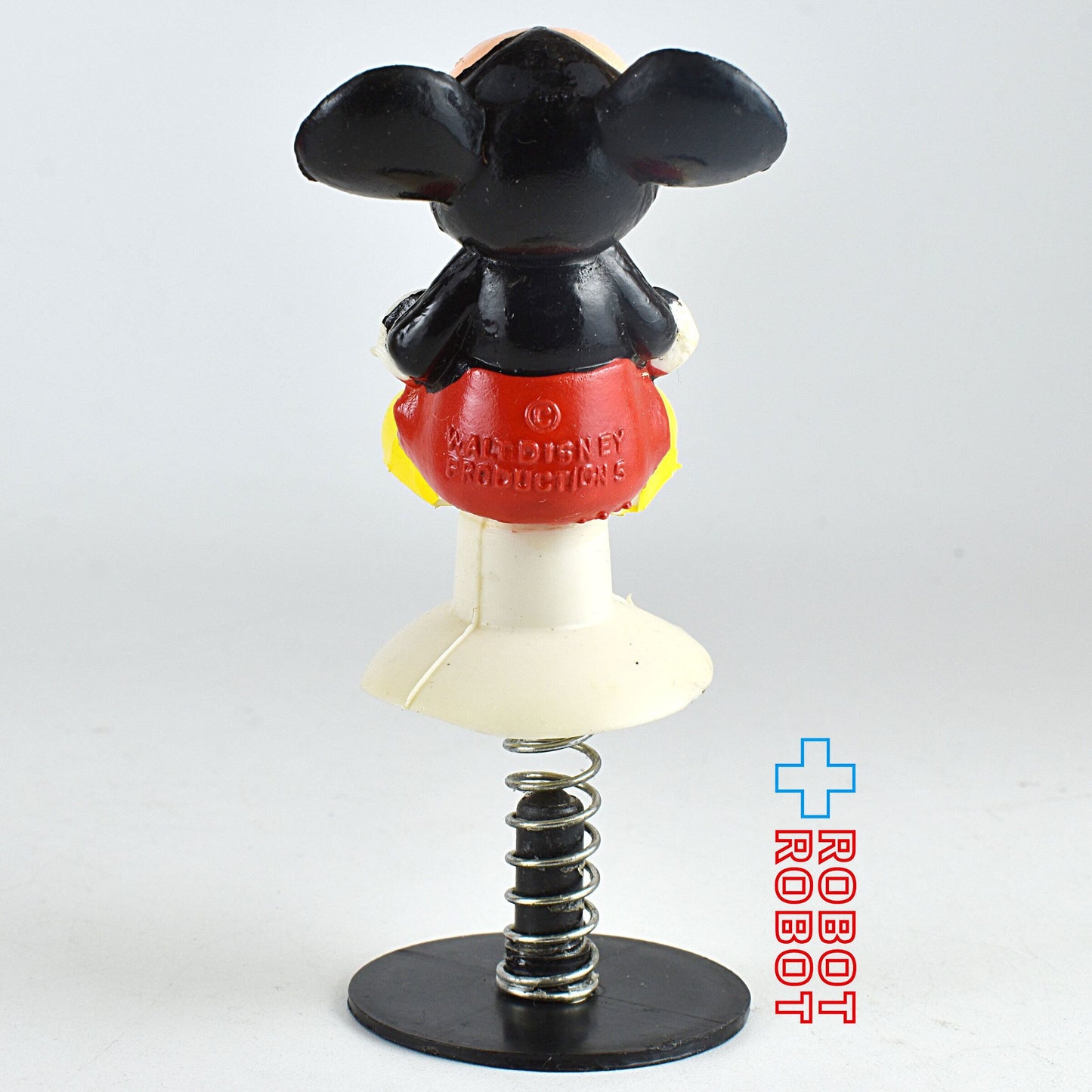 ミッキーマウス バネ付PVCフィギュア 顔塗りver
