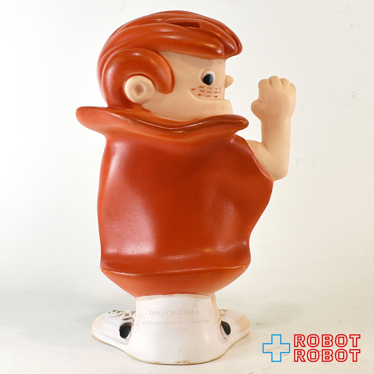 アメリカの絆創膏 テープドクルセイダー ソフビ貯金箱 ※底フタ欠